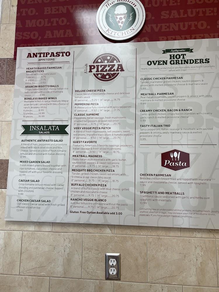 The Italian Kitchen Menu image 1